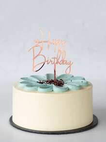 3/10 件生日快乐蛋糕装饰 星形生日蛋糕装饰 生日快乐蛋糕装饰 银色生日快乐蛋糕装饰 - 彩色 - 查看 6