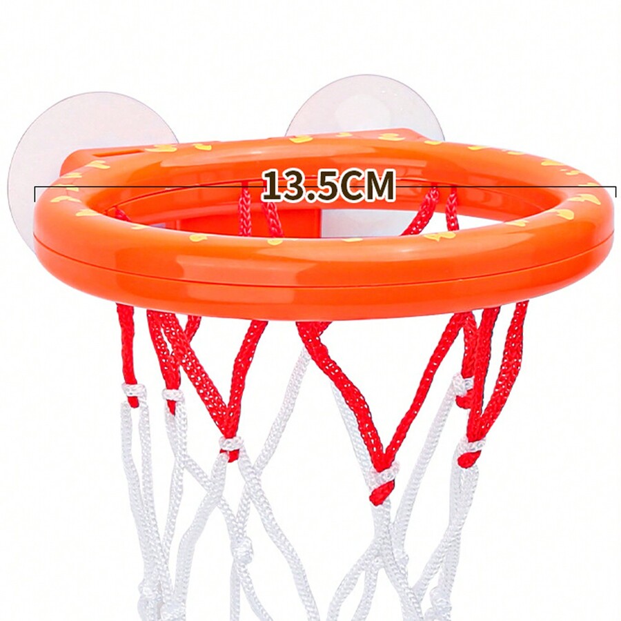 Bathroom Water Mini Basketball Hoop And Ball Game Set, Bath Toy Fun