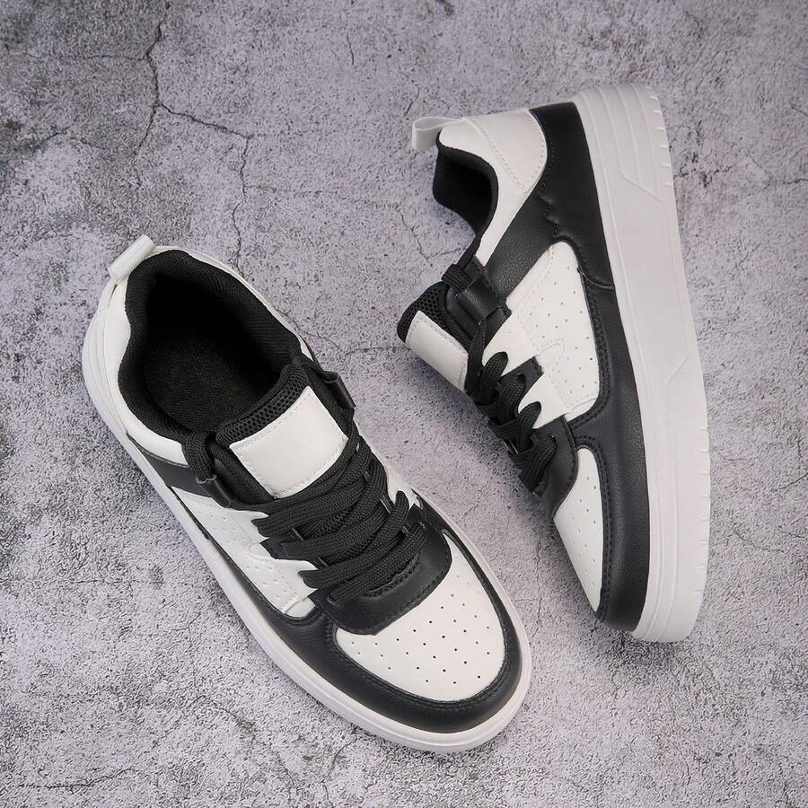 Women Classic Casual Sneakers, Soft & Lightweight Sole, Color Blocking