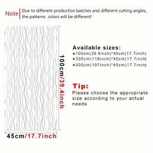 ucdfi 1 卷现代风格条纹壁纸，可移除防水乙烯基贴纸，适用于厨房卧室客厅台面家具、家居装饰 - 白色 - 查看 7