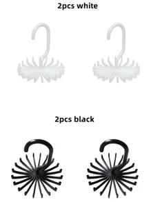 2 Ganchos Giratórios de 360 Graus Multifuncionais Antiderrapantes, 20 Garras, Cabide para Lenço, Suporte, Organizador de Ganchos, Festa de Revelação de Gênero, Perfeito para Aniversários, Casamentos, Festas, o Presente Perfeito para Colegas, Amigos e Família, Volta às Aulas