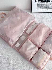 1 túi đựng đồ treo vali, khối đựng đồ du lịch, túi đựng quần áo, đồ lót và phụ kiện treo có hai quai. - Nhiều màu - Xem 11