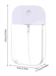 1 lọ nước hoa hình thẻ 50ML có thể nạp lại được kèm lớp bảo vệ bằng silicon, lọ đựng thẻ di động thích hợp khi đi du lịch, có thể đựng toner, nước hoa hồng, cồn, nước rửa tay, v.v. - Nhiều màu - Xem 9