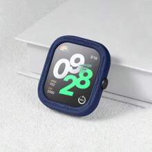 1pc Starlight Color Soft Silicone Protective Case, Compatible With Redmi Watch, Available In White, Black, Pink, Light Gray, Yellow, Dark Gray, Dark Green, Dark Blue, Mint Green, Purple
