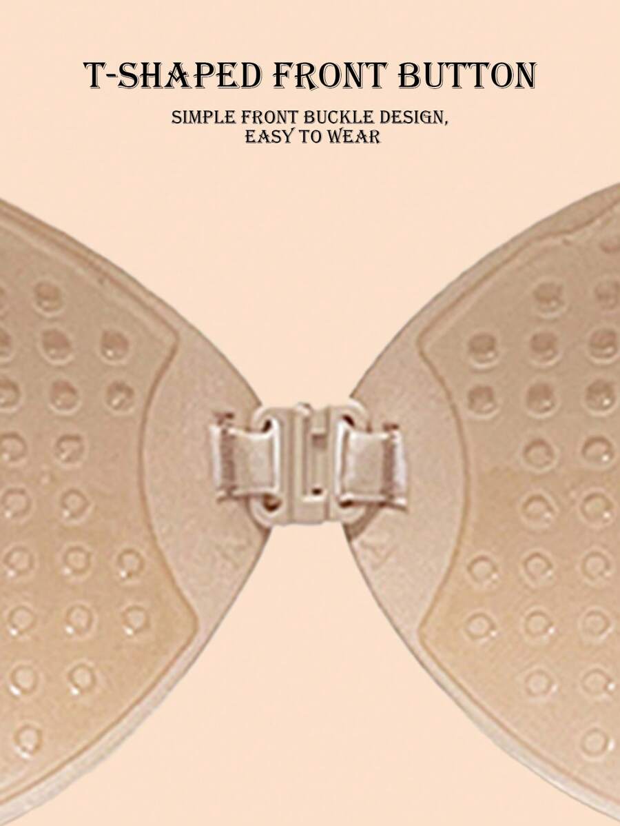 1pair SkinColor Push Up Breast Lift Tape Solid Self Adhesive Bra