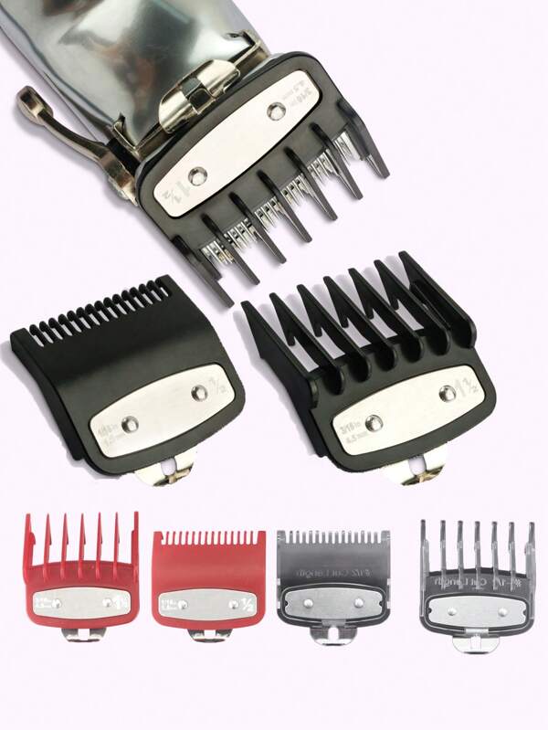 Set de 2 peines guía de corte graduado para cortadora de pelo, peines límite adecuados para cortadoras 8148 8504 8591, 1.5+4.5MM, esenciales para viajar y vacaciones, accesorios para el cabello para mujeres