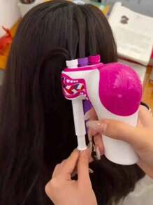 Trenzadora Automática de Cabello 360°, Rápida y Segura con Detector Sensible Integrado - Multicolor - Ver 3