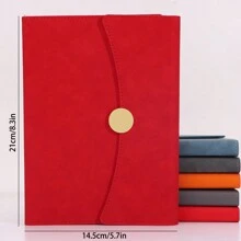 1 set Taccuino/Diario ad anelli di formato A5 con chiusura magnetica, blocco note premium per il business