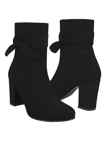  Botines Dama Stylo 1403 Suede Negro