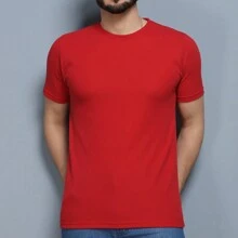 Men's Cotton Shirt With Elastane - Đỏ - Xem 2