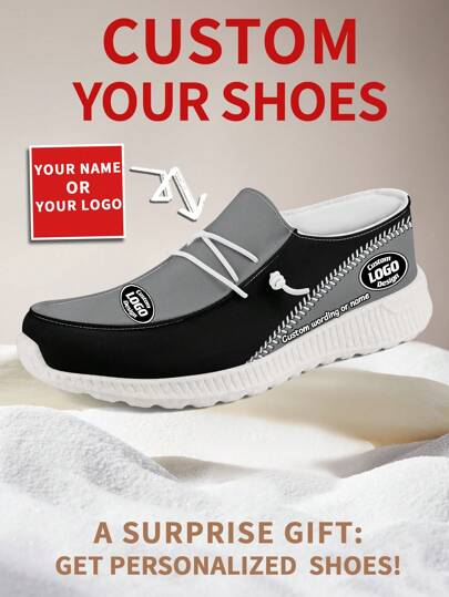 1 Pair Las Vegas Baseball Name Custom Loafer Shoes, Personalized Name Loafer Shoes, Custom Name Thick Sole Loafers Of E-TPU, Personalized Loafer Shoes, Name Loafers, Personalized Loafer Shoes For Women And Men, Unique Loafer Shoes.