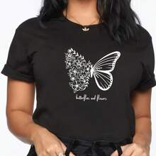 1 件蝴蝶熨烫热转印贴花 - DIY 可洗贴纸，适用于 T 恤、牛仔裤、背包 | 混合颜色，涤纶 - 彩色 - 查看 3