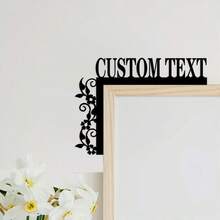 1pc Shark Warning Door Corner Metal Wall Art, Shark Beach Warning Door Topper Sign, Shark Lover Door Hanging,Custom Text Door Corner Sign Bathroom Door Corner Sign Gifts Birthday Graduation