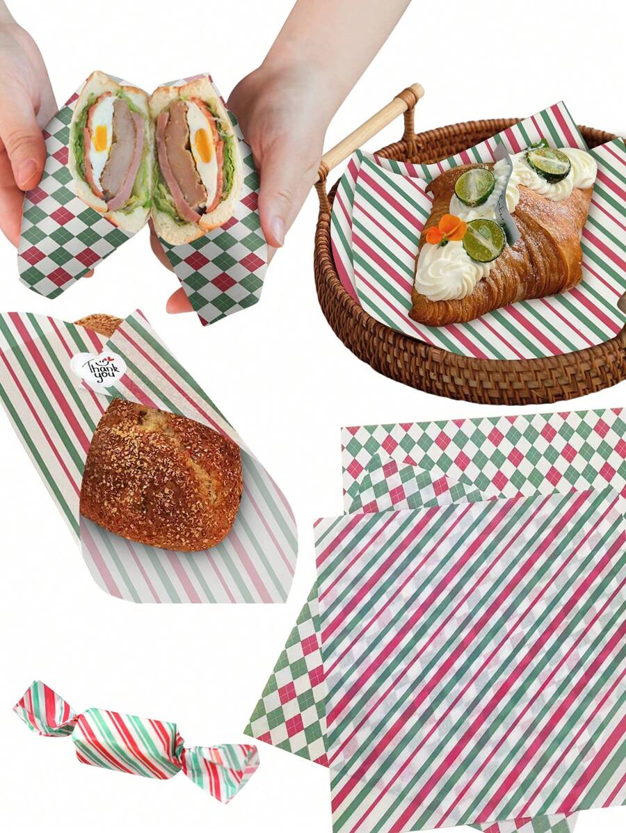 Sandwich Wrap Paper, Candy Paper, Dessert Paper Plates, Party Sweets