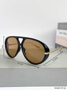 Neue Vintage Oversized Doppelsteg quadratische Modebrillen für Frauen und Männer, vielseitig einsetzbar für Outdoor, Partys, täglichen Lässig-Wear, Strandaccessoires für Frauen, für Sommerurlaub, Outdoor, Reisen