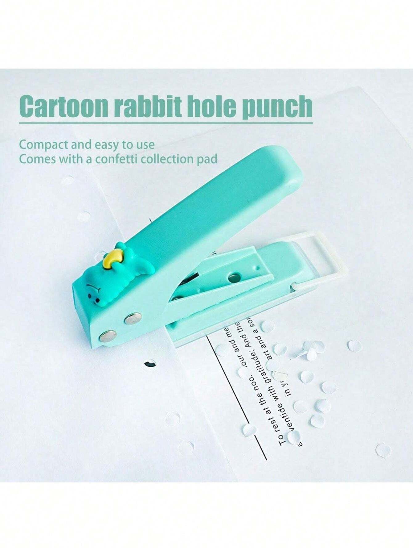 7Piece Green Dinosaur Themed Desktop Stationery Set, Including Stapler