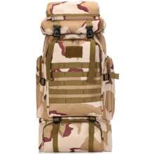 Mochila Cargueira Trilha Camping Militar Impermeavel 80l