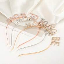 1pc Mom To Be Headband, Baby Shower Partybaby Shower Family Decorations Gifts - Multicolor - View 2