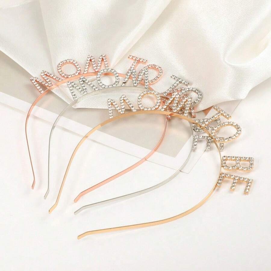 1pc Mom To Be Headband, Baby Shower Partybaby Shower Family Decorations Gifts