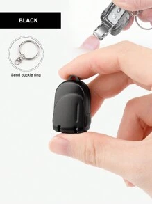 迷你不锈钢指甲刀 - 弧形刀片设计，便携式折叠钥匙扣款式，方便携带 - 无味、耐用的迷你指甲刀，适合家庭使用 - 彩色 - 查看 13