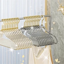 亚克力衣架，防滑设计，无缝衣架，坚固耐用的衣架，用于晾晒、存放和整理家用衣物，适用于卧室、浴室、家居