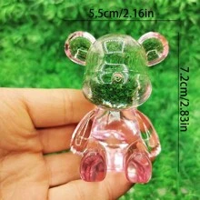 1 bộ tượng động vật hoạt hình nhiều màu sắc, đồ trang trí nhà hiện đại dễ thương, tượng động vật trang trí tủ cho phòng ngủ, phòng khách và văn phòng, lý tưởng cho năm mới, sinh nhật, tiệc cưới - Đồ trang trí hình gấu - Nhiều màu - Xem 10