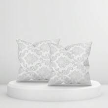 KIT 2 Cushion Covers | WITHOUT/Refill | 45x45 | Jacquard Fabric VARIOUS COLORS BEST PRICE - 白色的 - 查看 2