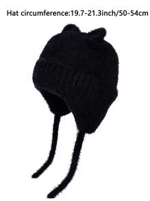 Mũ len giữ ấm cho trẻ em mùa đông cho bé gái mới biết đi Mũ len giữ ấm cho trẻ em - 1PC - Xem 3