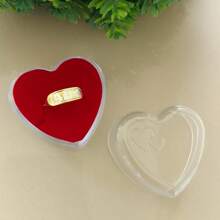 Anel De Formatura Abc Infantil Regulável Com Caixinha Folheado a Ouro - Dourado - Visão 2