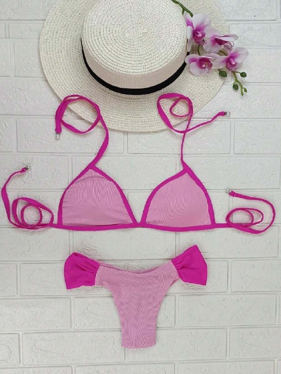 Double Sided Bikini Moda Double Sided Bikini SHEIN Polska