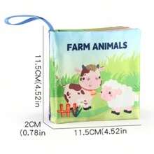 8pcs/Set Infant Cloth Book Set, Soft Hand Puppet Book With Sound And Puzzle For Daily Cognition And Early Education, Perfect For Festival Gifts - 彩色 - 查看 6