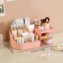 Giá đựng đồ trang điểm để bàn, Giá đựng đồ trang điểm để mỹ phẩm, sản phẩm chăm sóc da, son môi, kiểu ngăn kéo - nhiều màu - Xem 17