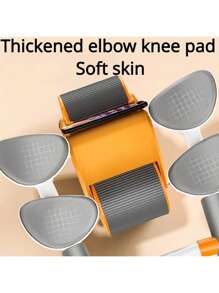 Abdominal Roller Wheel Exercise Plank Bodybuilding Shoulder Arms Abdomen Gym Training Physical Activity Strengthening - Blue - View 2