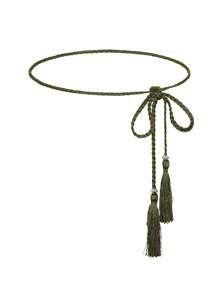 1 pieza Cuerda casual para la cintura de mujer, decoración de cinturón simple y elegante, adecuado para combinar con vestidos largos o camisas en atuendos diarios de verano, escuela, otoño, Halloween