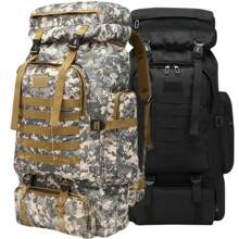 Mochila Cargueira Trilha Camping Militar Impermeavel 80l
