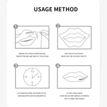 12 件混合唇眼膜套装保湿滋润唇部皮肤提亮，减少黑眼圈，眼纹，唇纹，唇部护理护肤品 - 彩色 - 查看 6