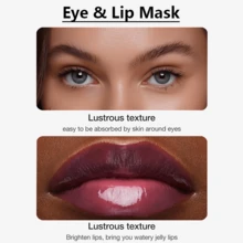 12 件混合唇眼膜套装保湿滋润唇部皮肤提亮，减少黑眼圈，眼纹，唇纹，唇部护理护肤品 - 彩色 - 查看 8