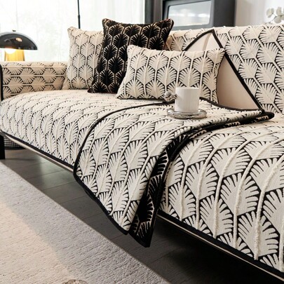 1 Stück Chenille rutschfestes Sofakissen, rutschfester Sofabezug, Kissenbezug Rückenlehne, Sofa Schutzhülle, geeignet für Schlafzimmer, Büro, Wohnzimmer, Heimdekoration