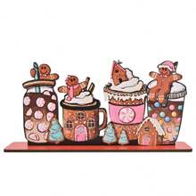 1 szt. Drewniana Różowa Choinka z Żółtym Piernikowym Ludzikiem, Dekoracje do Kuchni, Dekoracje Restauracji, Dekoracje na Spotkania Rodzinne, Dekoracje Pokoju, Dekoracje Salonu, Dekoracje Sypialni, Dekoracje Świąteczne, Tabliczki, Najlepsze Prezenty Urodzinowe, Dekoracje Domu, Dekoracje Bożonarodzeniowe, Boże Narodzenie, Zima