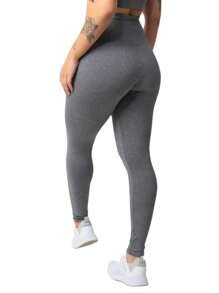 Women Sports Leggings - 灰色 - 查看 6