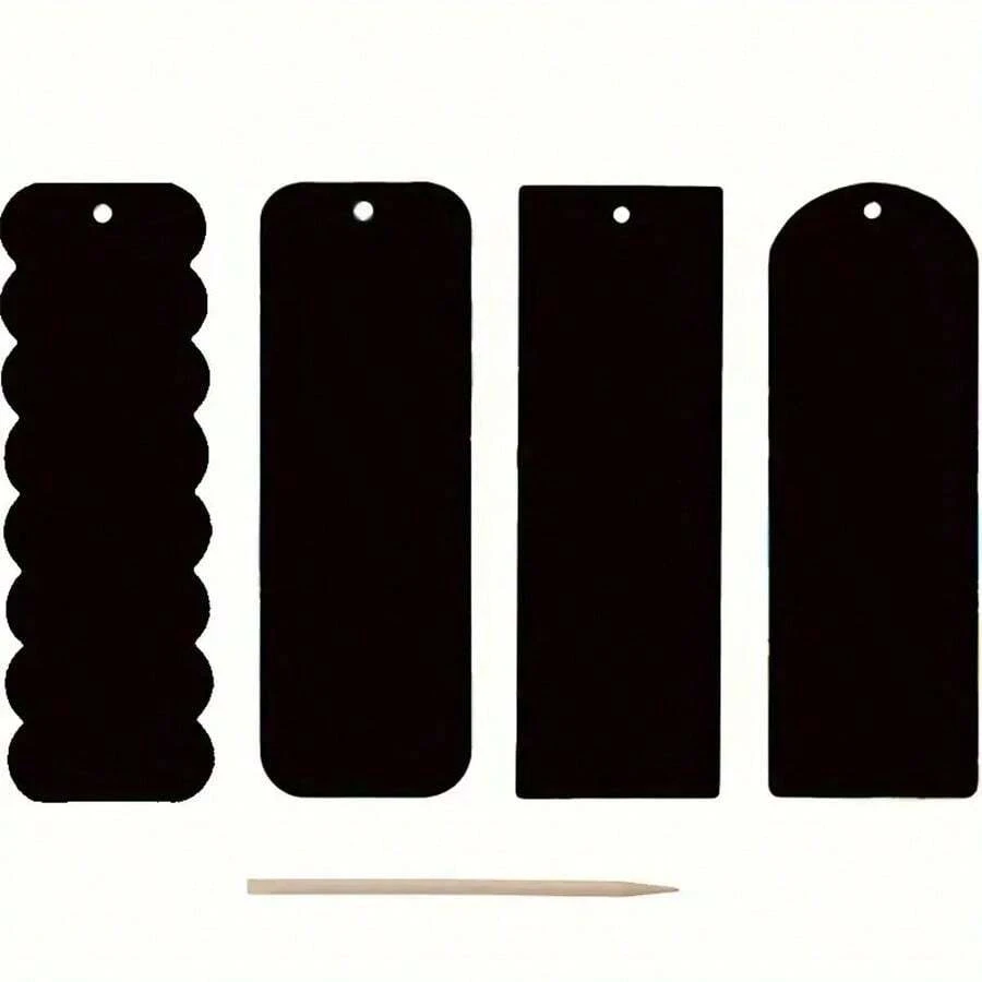 4 Styles Magic Colorful Scratch Bookmark Craft Kit DIY Rainbow Scratch