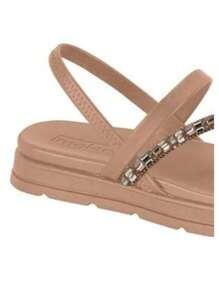 Moleca Women's Birk Papete Tractor Flatform Anatomical Comfortable Sandal 5490.104 - Màu hồng gỉ - Xem 3