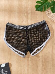 3 pares de calzoncillos multicolor de hombre con diseño de triángulos y malla calada, sexy - Multicolor - Ver 3