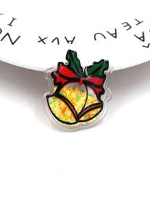 1 件混合梦幻透明发饰 - 闪光星星、圣诞树、圣诞老人铃铛、鹿发夹、发饰 - 彩色 - 查看 2