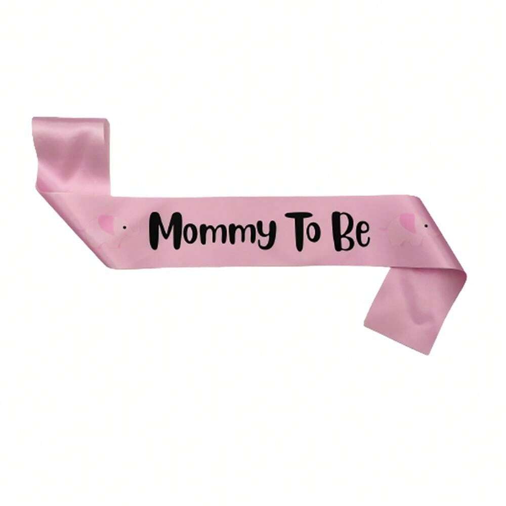 Theme Elephant Baby Shower Sash For Mommy And Daddy To Be Mom To Be