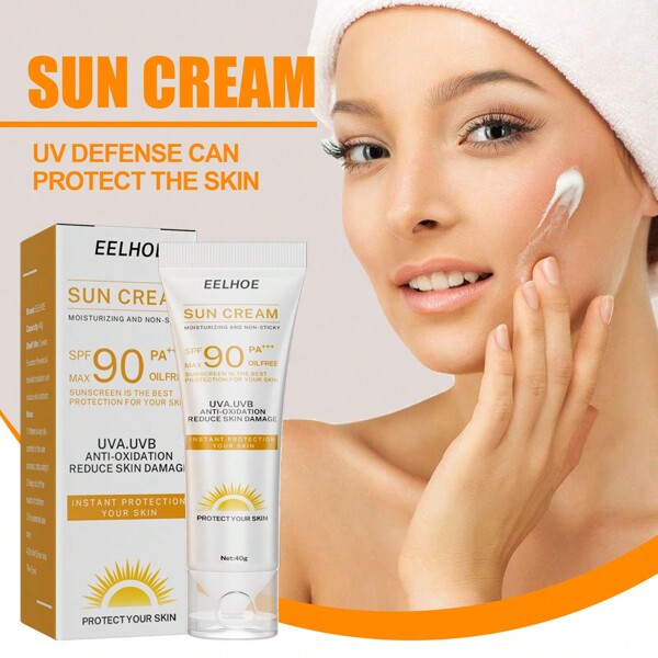 Moisturizing Isolation Protection Cream, Nourishing Facial & Body Skin, Non-White Cast, Refreshing & Non-Greasy For Summer