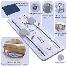 Plataforma de Pilates multifuncional, tabla de abdominales, entrenador de núcleo, entrenador de abdominales, color morado - 1 - Ver 8