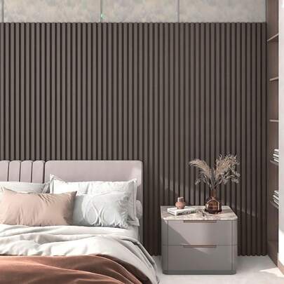 2 Pieces Acoustic Panels Set 3D Wall Cladding Wall Panels Made Of Real Wood Veneer Acoustic Panels Slatted Wall Wood Panels Wood Panels Acoustic Felt