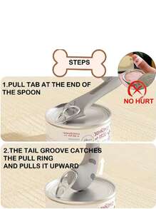 Pet Spoon Multifunctional, Can Opener Wet Food Mixing Spoon Silicone, Cat Can Sealing Cover Food Storage, Dog Feeding Accessory