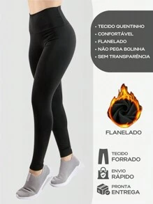 Women Sports Leggings - 黑色 - 查看 1